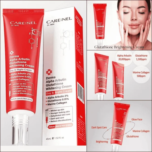 Care Nel Derma Alpha Arbutin Glutathione Whitening Cream