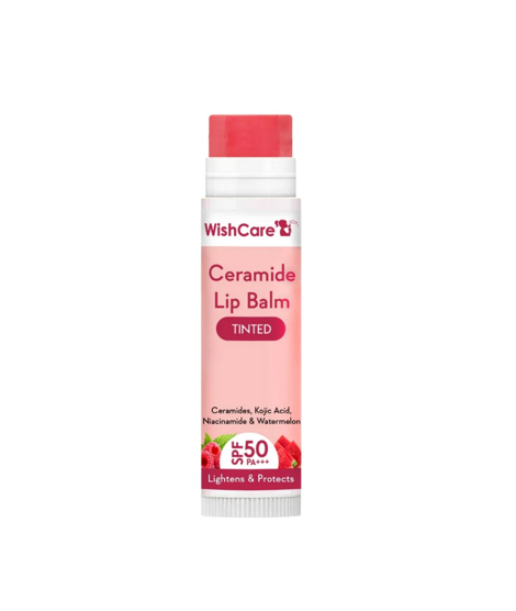 wishcare lip balm WishCare Ceramide Tinted Lip Balm with SPF 50 PA+++ 5g - Image 1